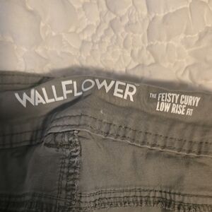 Wallflower Gray Curvy Low Rise Jeans